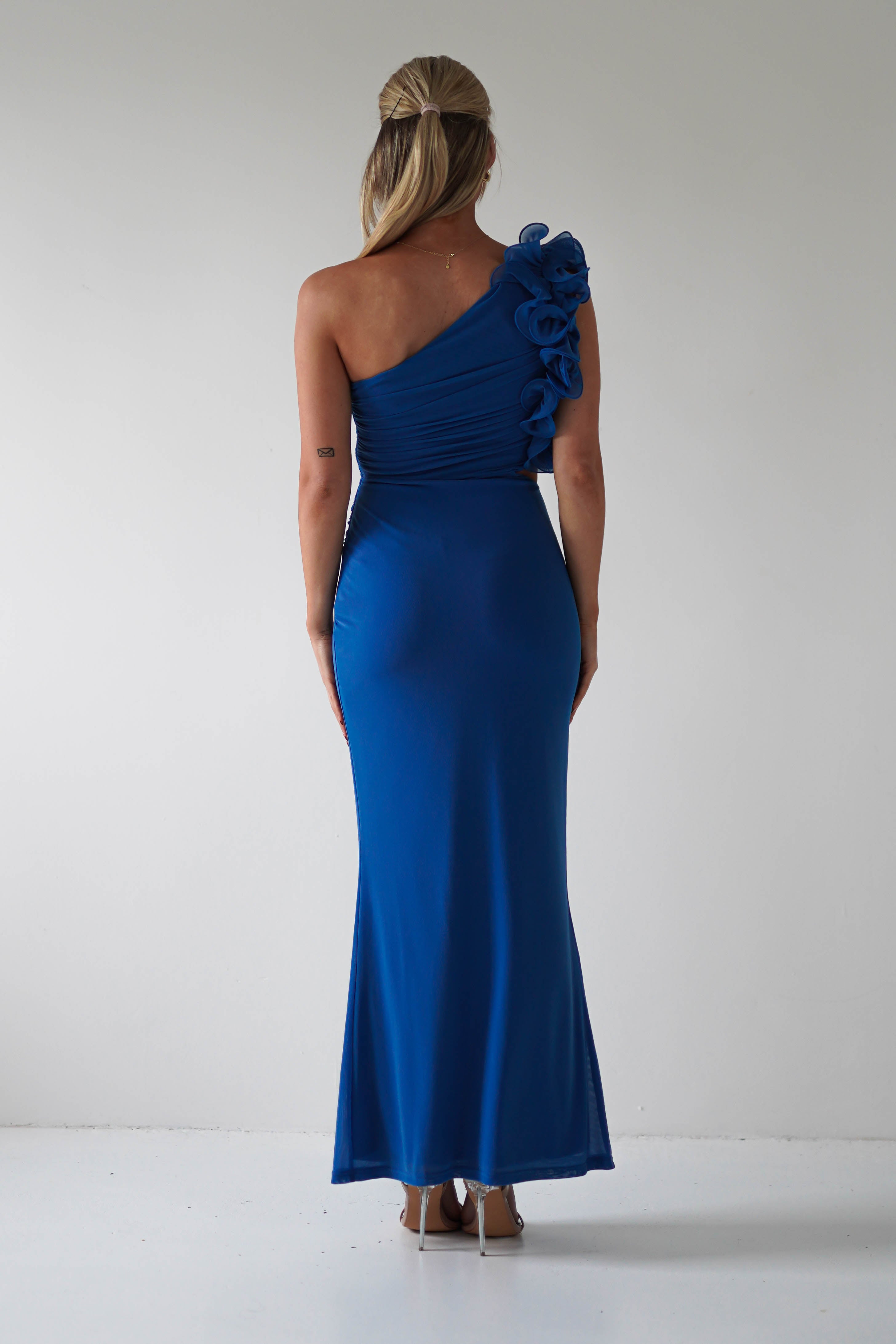 Sydney Bodycon Maxi Dress | Blue