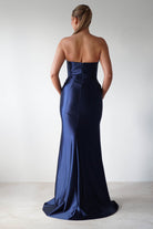 Venice Strapless Bodycon Gown | Navy | Debs & Prom | Formal Gown | Oh Hello Clothing