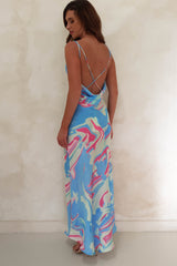Wilson Satin Maxi Dress | Blue Print