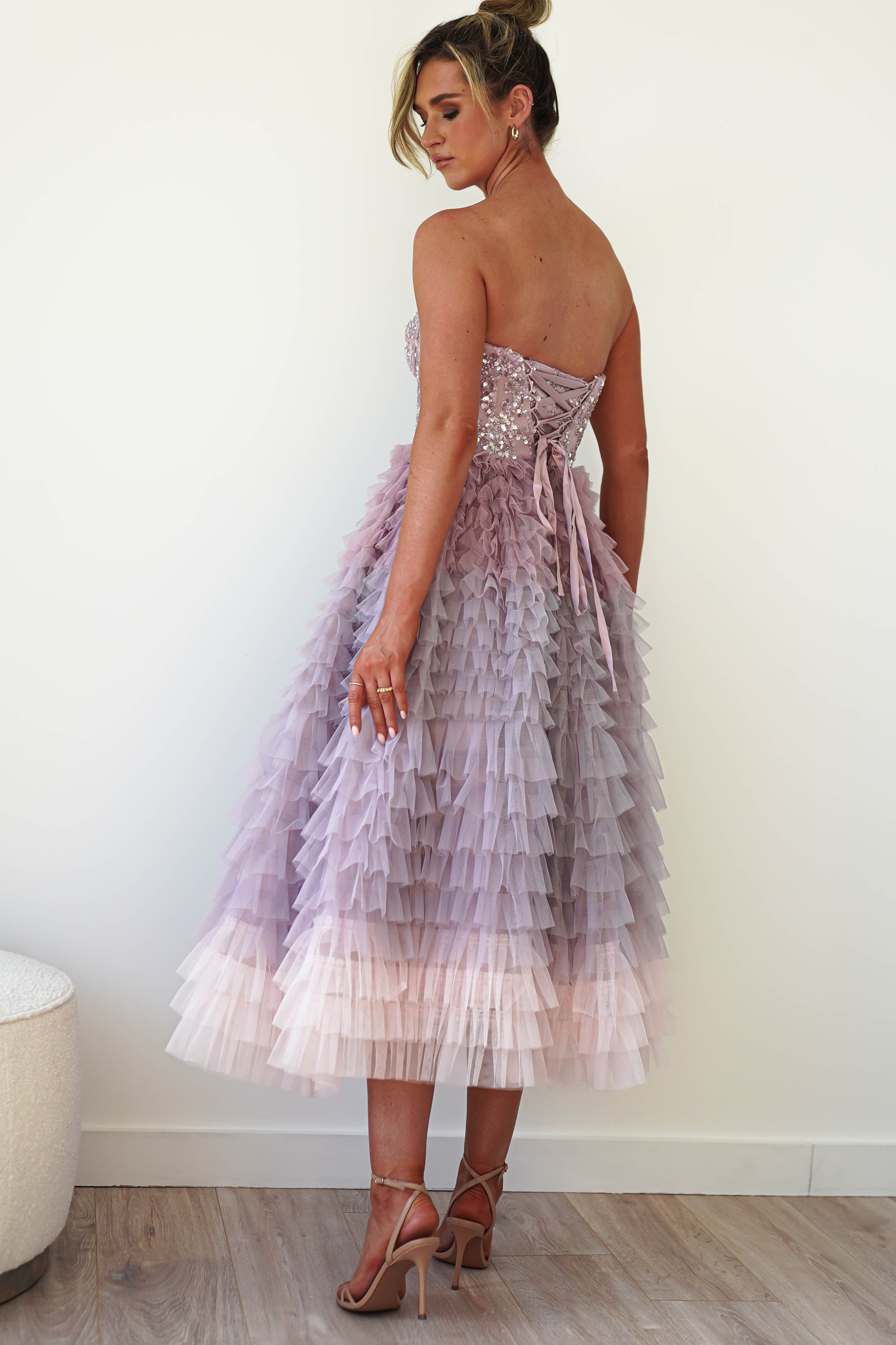 Zendaya Aline Corset Dress | Lilac