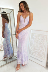 Persia Embellished Gown | Lilac