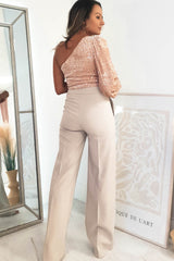 Cristine Tailored Trousers | Beige