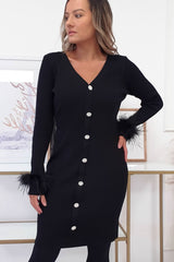 Lilliana Jumper Dress | Black