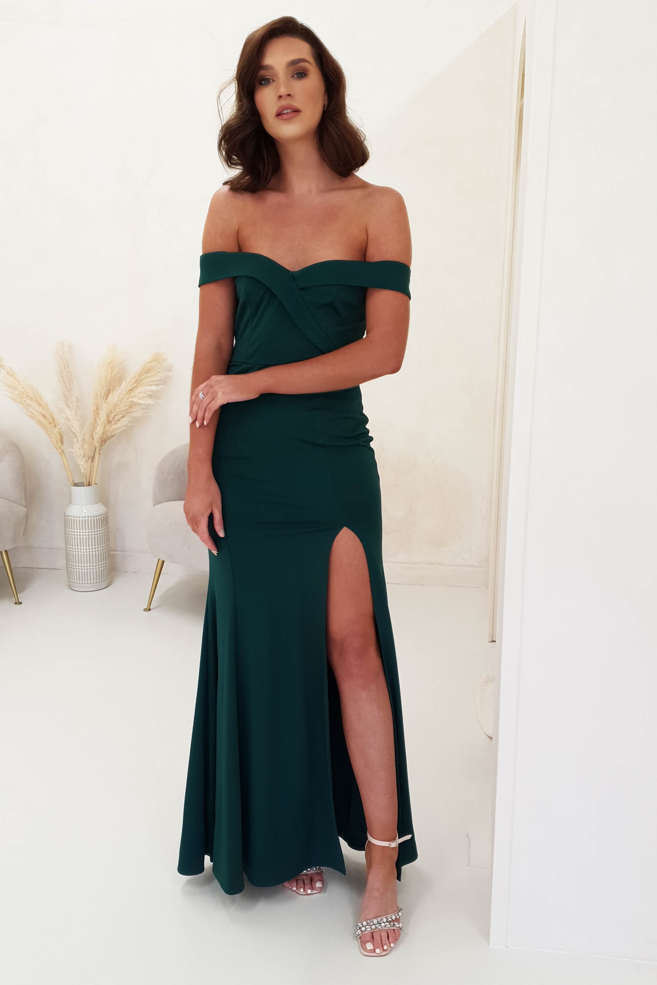 Felicity Bodycon Gown | Dark Green