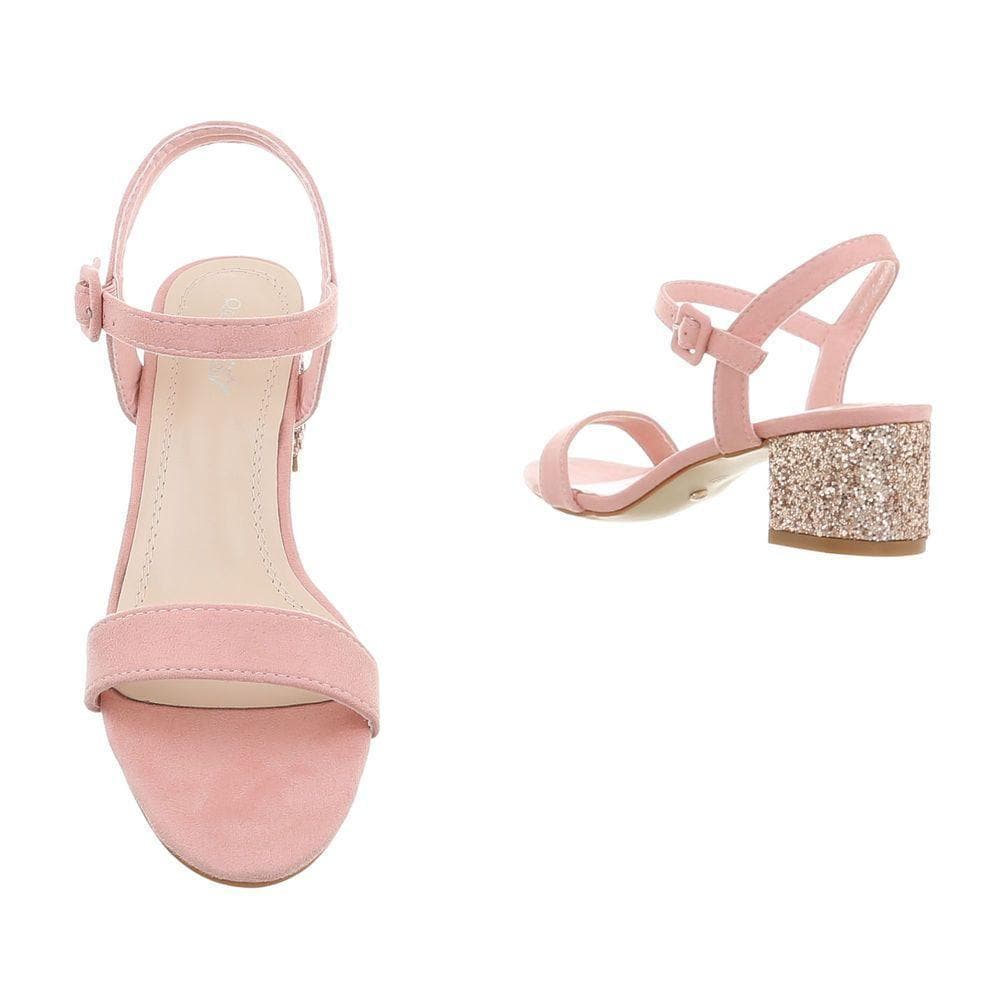 Ella Sandals Pink Glitter-Oh Hello Clothing