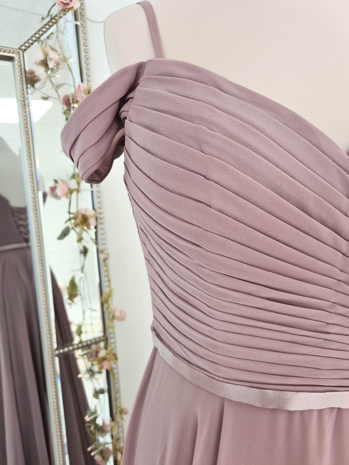 Sorrento Bridesmaid Dress Mauve-Oh Hello Clothing