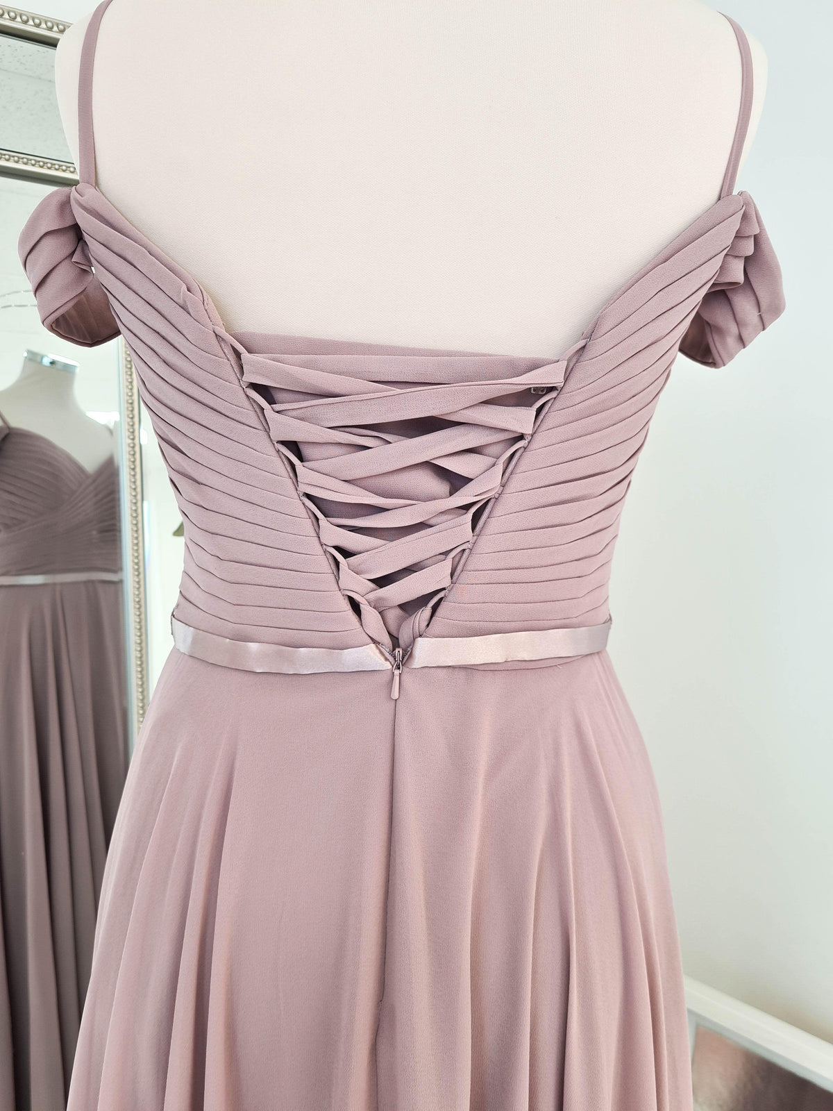 Sorrento Bridesmaid Dress Mauve-Oh Hello Clothing