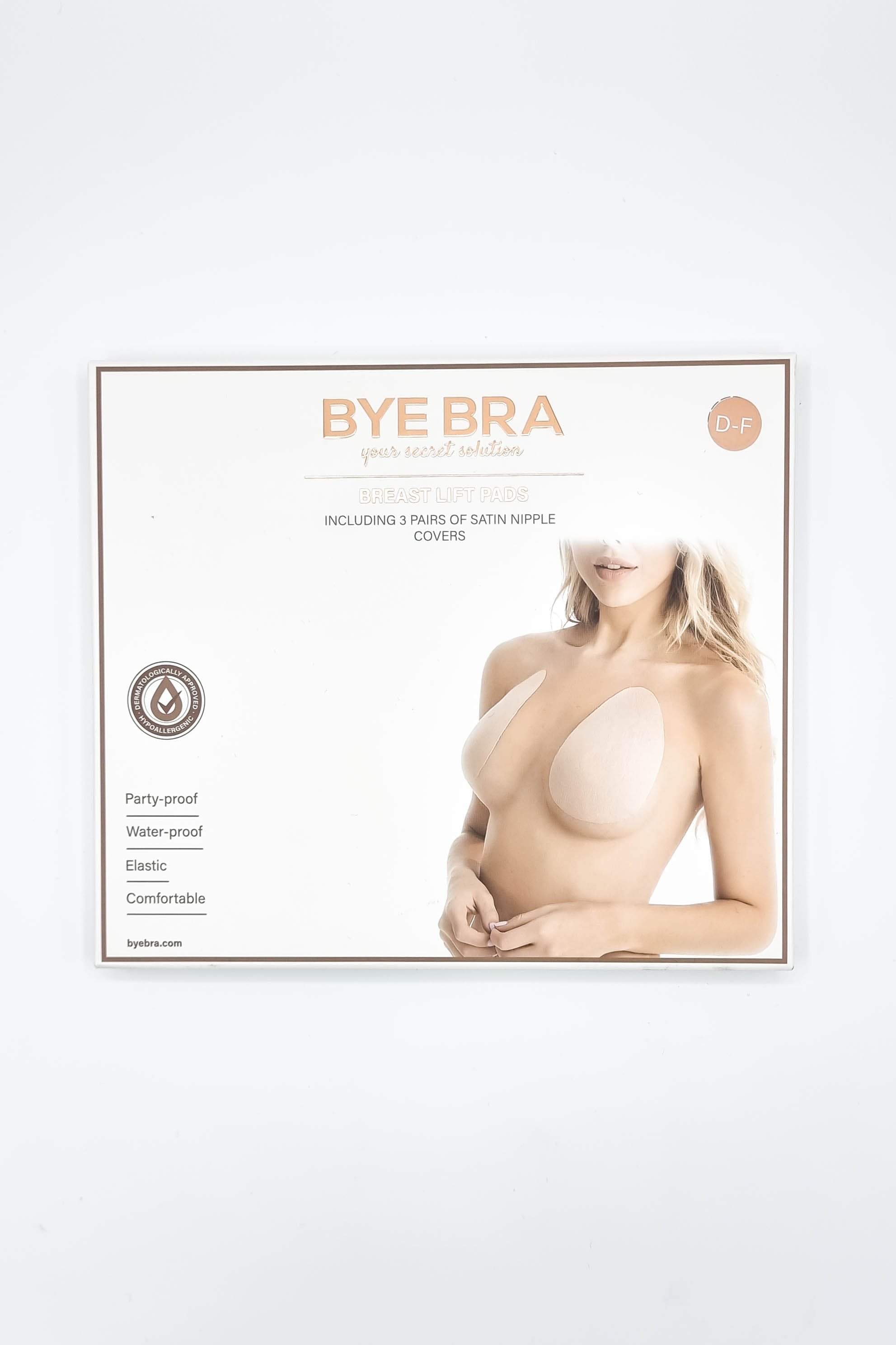 Bye Bra Breast Lift Pads | Mit Satin-Nippelabdeckungen
