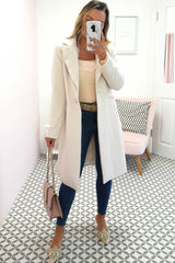 Susi Tailored Coat | Cream