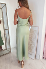 Clarisse Midi Dress | Sage Green