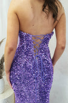 Katri Sequin Strapless Gown | Lavendar | Debs & Prom | Formal Gown | Oh Hello Clothing