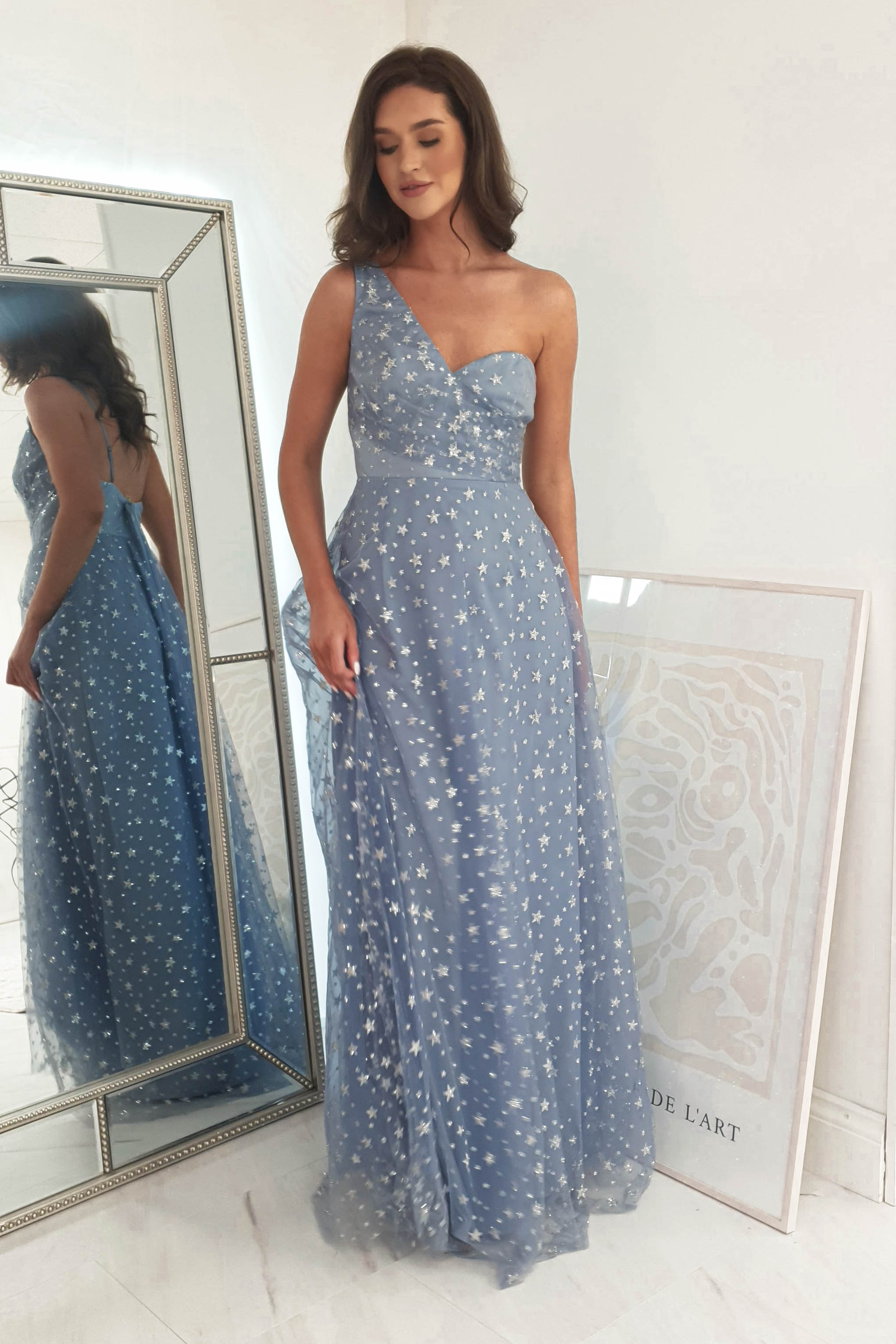 Emerson Star Detail Maxi Dress | Blue