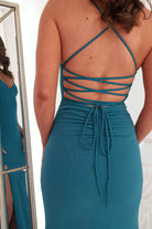 Saraid Glitter Gown | Teal | Debs & Prom | Formal Gown | Oh Hello Clothing