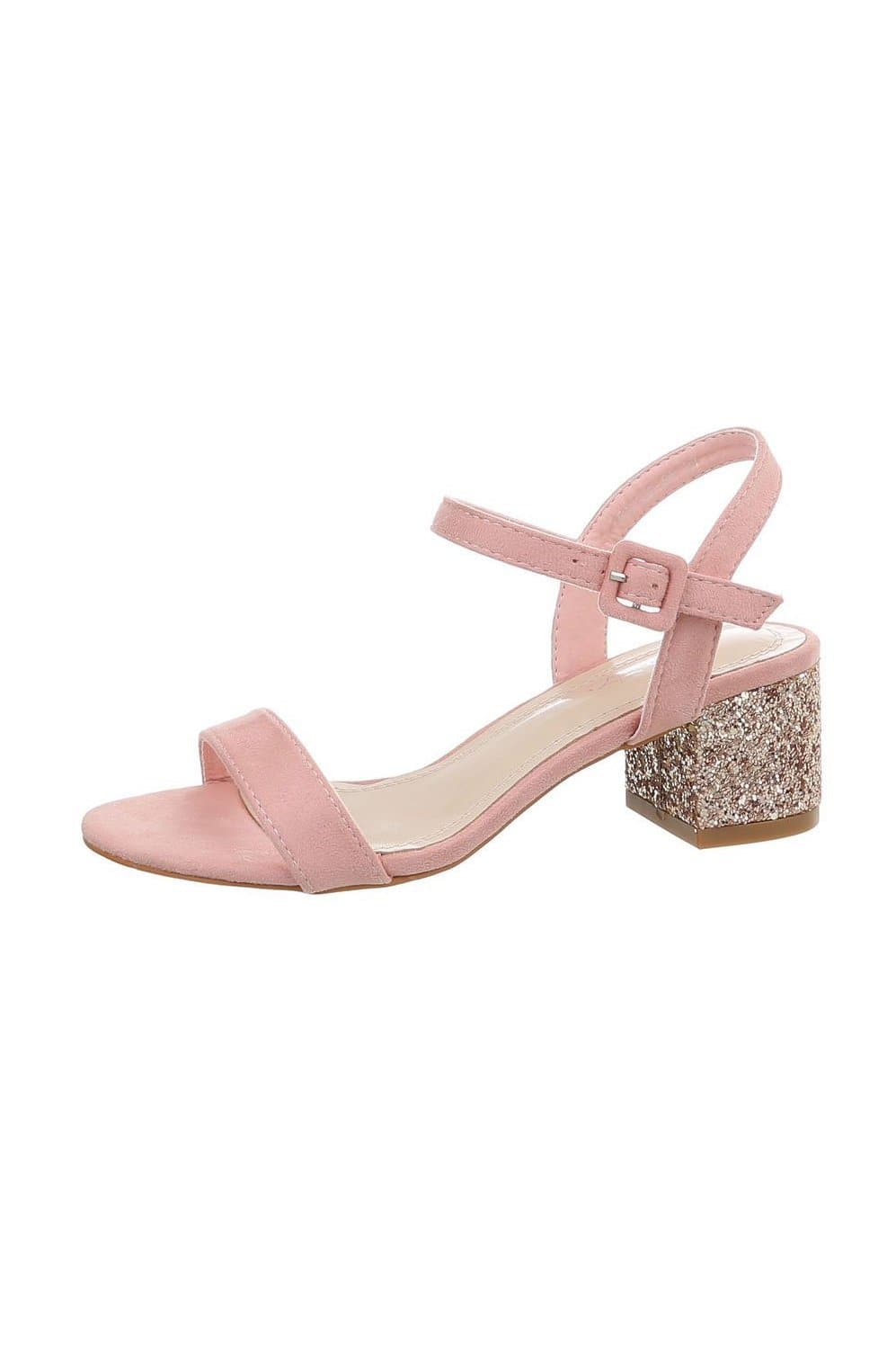 Ella Sandals Pink Glitter | Oh Hello Clothing | 36