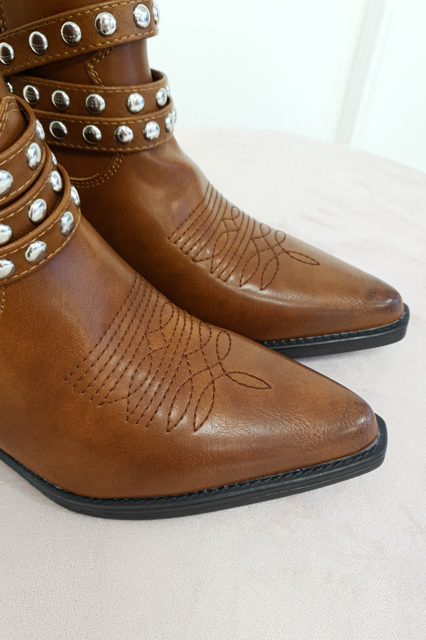 Elvie Ankle Boots | Tan