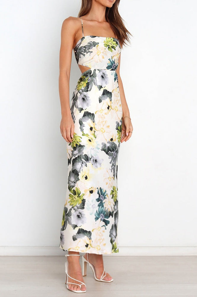 Jaylani Floral Midi Dress | Mixed Print