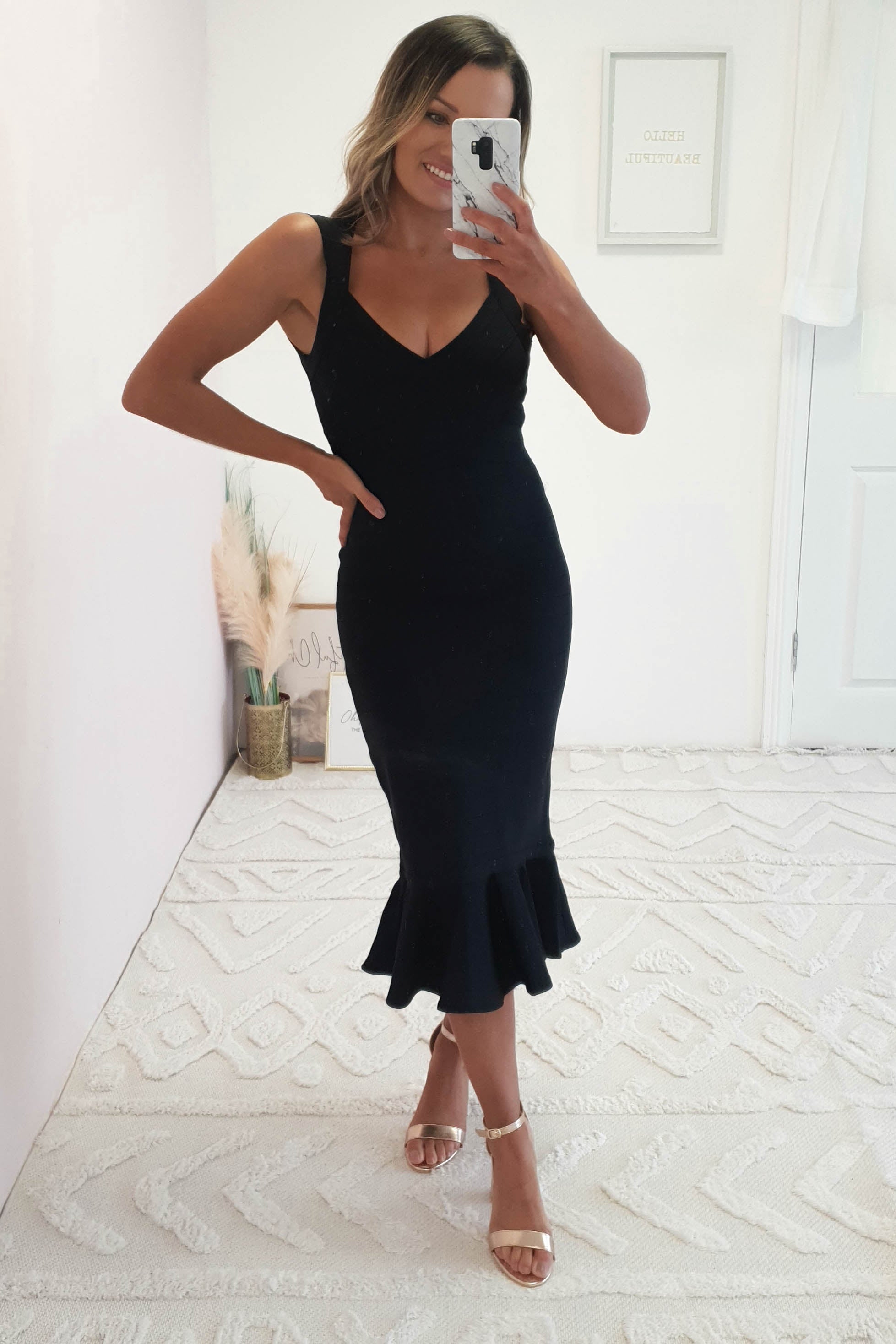 Jimena Bandage Dress | Black