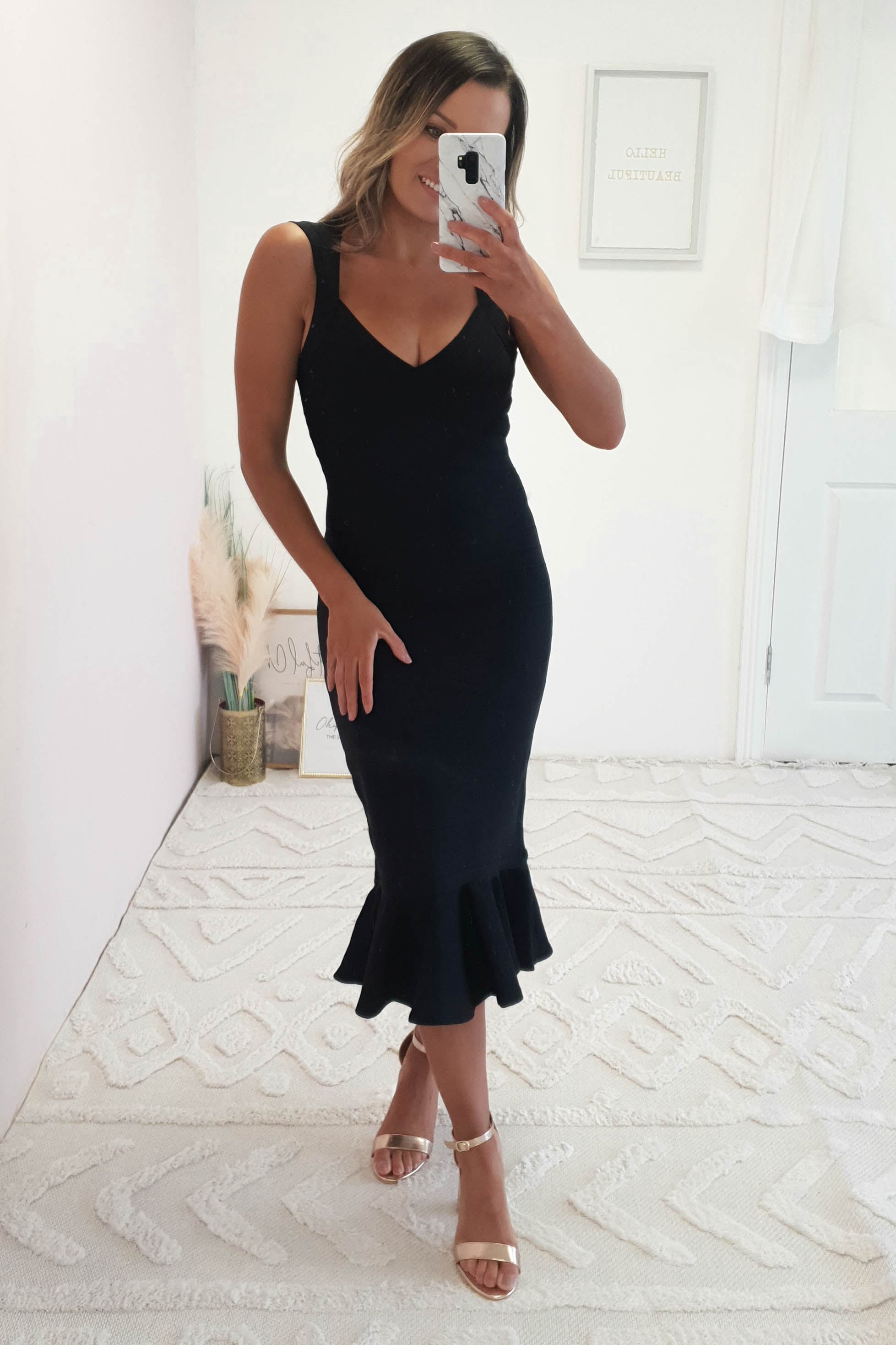 Jimena Bandage Dress | Black