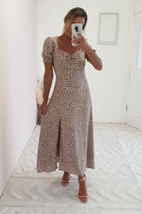 Kayleigh Midi Dress | Beige