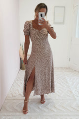Kayleigh Midi Dress | Beige