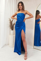 Malani Strapless Gown | Royal Blue