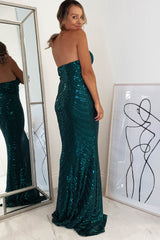 New York Nights Gown | Emerald Green