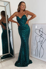 New York Nights Gown | Emerald Green