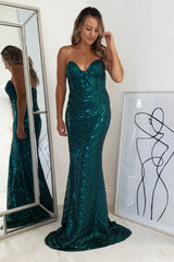 New York Nights Gown | Emerald Green