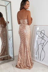 New York Nights Gown | Rose Gold