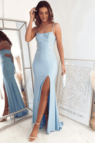 Obsession Diamond Gown | Light Blue | Debs & Prom | Formal Gown | Oh Hello Clothing