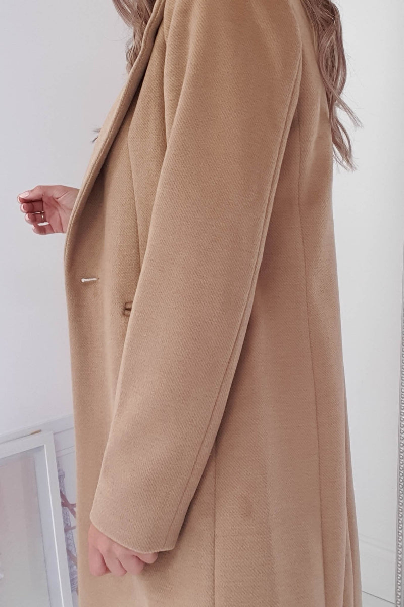 Susi Tailored Coat | Camel
